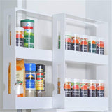Movable,Rotatable,Condiment,Storage,Shelf,Kitchen,Spice,Organizer,Flavouring,Camping,Picnic