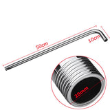 50x10cm,Stainless,Steel,Silver,Shower,Bracket,Mounted,Bathroom,Accessories