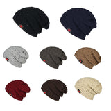 Men's,Winter,Cotton,Knitted,Beanie,Stretchable,Windproof,Earmuffs,Slouch,Skiing