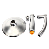 Rotatable,Stainless,Steel,Rainfall,Pressure,Shower,Steel,Holder