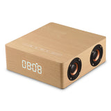 Loskii,Portable,Wooden,bluetooth,Speaker,Speaker,Alarm,Clock,Display,Column,Stereo,Speaker