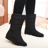 Women's,Winter,Outdoor,Boots,Waterproof,Boots,Thick,Fluff