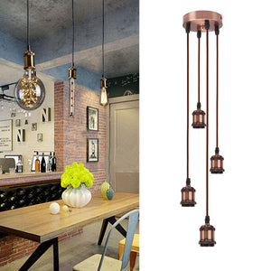 Modern,Retro,Industrial,Pendant,Hanging,Ceiling,Light,Table,Cluster,Holder