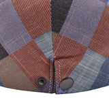 Women,Cotton,Plaid,Beret,Classic,Outdoor,Adjustable,Gatsby,Newsboy