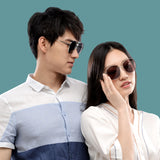 SM110,Polarized,Sunglasses,Metal,Square,Frames,Stylish,Sunglasses,Outdoor,Women,Sunglasses
