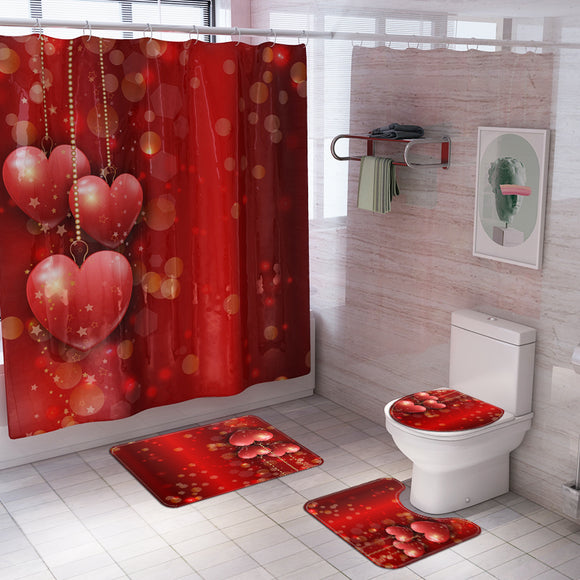 Honana,Bathroom,Waterproof,Shower,Curtain,Toilet,Cover,Pedestal,Bathroom,Decor