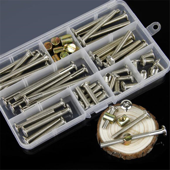 58Pcs,Furniture,Harware,Screws,Philip,Accessories,Barrel,Assorted