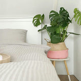Grass,Belly,Basket,Storage,Plant,Foldable,Laundry,Decorative,Flower