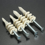 10Pcs,Nylon,Plate,Board,Cavity,Fixing,Speed,Anchor,Screws