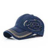 Cotton,Washed,Baseball,CLASSIC,Letter,Embroidery,Adjustable,Sports,Snapback