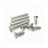 Suleve,M4SP4,100Pcs,Stainless,Steel,Cross,Tapping,Screw,Screws,Speaker,Screws,Optional,Length