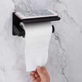Paper,Holder,Black,Mounted,Kitchen,Bathroom,Toilet,Tissue,Storage