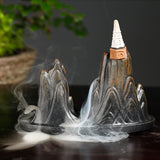 Reverse,Waterfall,Smoke,Incense,Burner,Incense,Burner,Cones