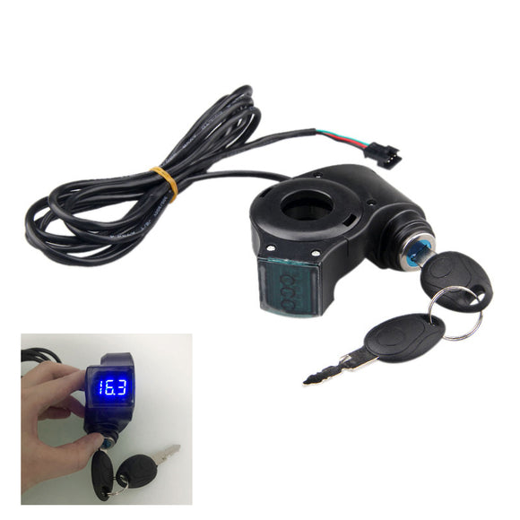 BOYUEDA,Electric,Bicycle,Thumb,Throttle,Voltmeter,Digital,Battery,Voltage,Electric