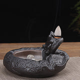 Ceramic,Dragon,Backflow,Incense,Burner,Incense,Holder,Ashtray,Fragrant,Censer,Clear,Decor