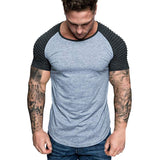 Men's,Crewneck,Breathable,Fitness,Short,Sleeve,Summer,Hiking,Camping,Travel,Holiday