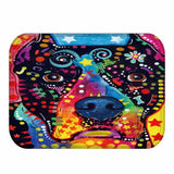 KCASA,40x60cm,Animal,Painting,Coral,Fleece,Absorbent,Bathroom,Carpet