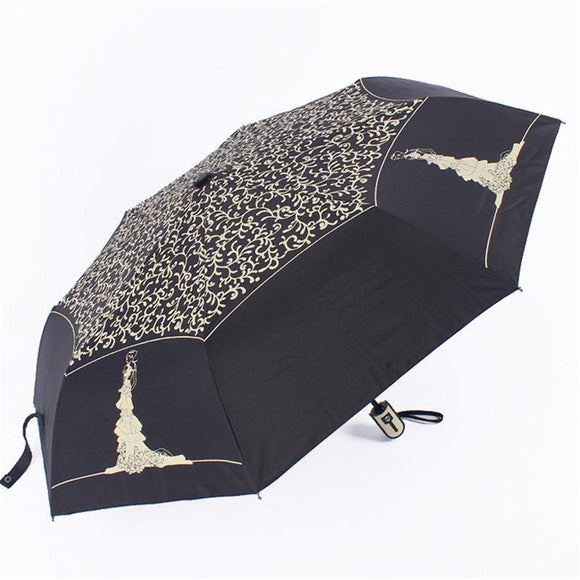 Automatic,Folding,Umbrella,Sunscreen,Umbrella,Outdoor,Camping,Hiking,Traveling,Woman