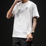 Men's,Crewneck,Quick,Breathable,Short,Sleeved,Comfortable,Printing,Loose,Summer,Fitness,Hiking,Camping,Travel