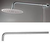 50x10cm,Stainless,Steel,Silver,Shower,Bracket,Mounted,Bathroom,Accessories