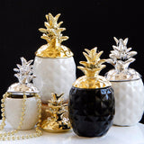 Empty,Ceramic,Pineapple,Coffee,Sugar,Storage,Canisters,Decor
