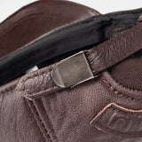 Genuine,Leather,Solid,Color,Protected,Thick,Casual,Baseball