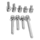 Suleve,M6SH3,50Pcs,Socket,Knurled,Screw,Stainless,Steel,Assortment