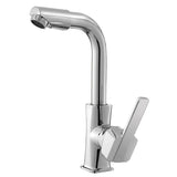 Flexible,Chrome,Brass,Swivel,Water,Spout,Kitchen,Single,Lever,Faucet,Mixer