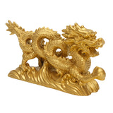 Resin,Dragon,Figurine,Statue,Ornaments,Chinese,Geomancy,Office,Decoration