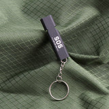 IPRee,120dB,Double,Survival,Whistle,Aluminum,Alloy,Emergency,Outdoor,Camping