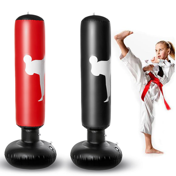 160CM,Inflatable,Boxing,Target,Tumbler,Punching,Thickened,Bottom,Vertical,Boxing,Equipment,Fitness,Relief,Tools