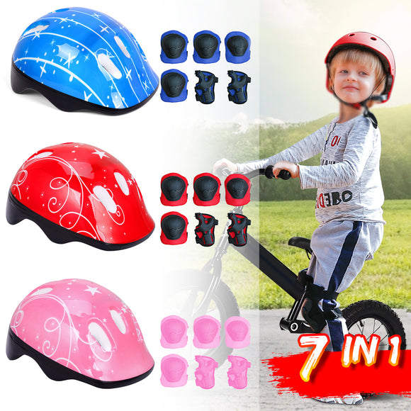 Kids's,Balance,Helmet,Protect,Wrist,Elbow,Roller,Skating,Protective,Equipment,Toddlers,Years,Children