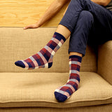 Fashion,Spell,Color,Plaid,Breathable,Cotton,Casual,Socks