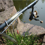 Double,Spring,Fishing,Stand,Bracket,Fishing,Stand,Support,Fishing,Tackle,Tools