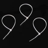 500pcs,White,Nylon,Cable