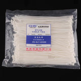 500pcs,White,Nylon,Cable