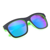 Women,Green,Frame,Coating,Resin,Frame,UV400,Sunglasses