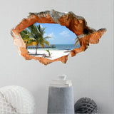 Beach,Decals,Removable,Stickers,Decor